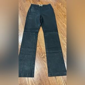 🛑SOLD OUT🛑 DEREK LAM 10 CROSBY Fia belted leather slim-leg pants Size 00